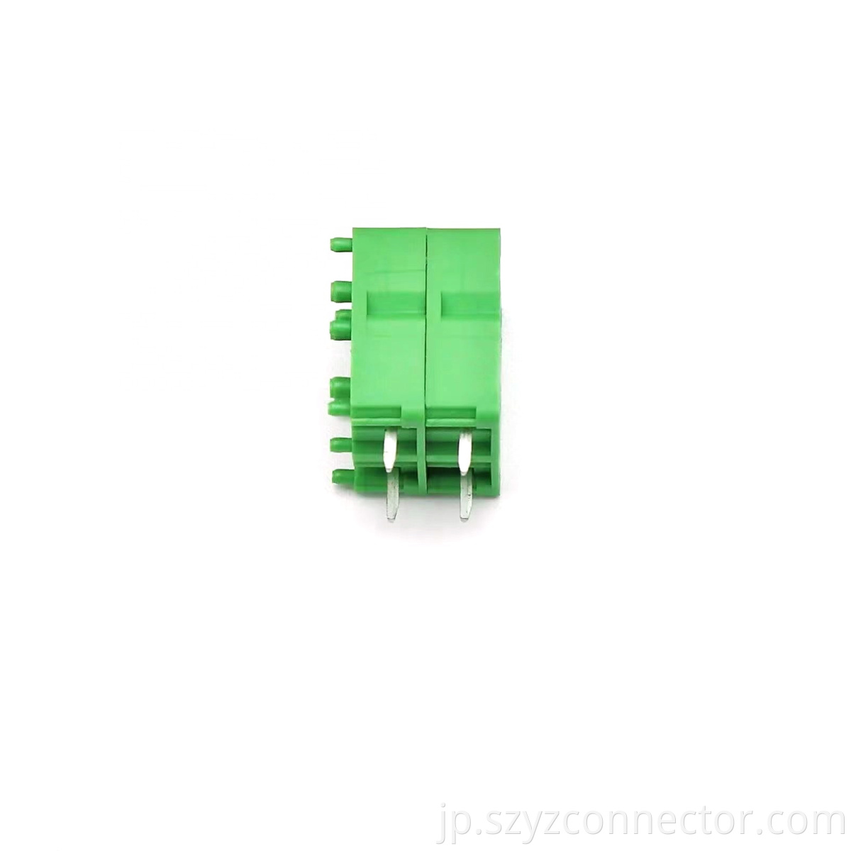 5.0mmピッチPCBスプリング端子台 緑 ストレート 5.0mm Pitch PCB Spring Terminal Bolcks Green Straight